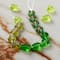 Green Czech Glass Leaf Beads, 10.5mm by Bead Landing™